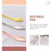TOVINANNA Cosmetic Spatulas 4pcs Face Cream Spoons Mini Size Non-fluorescent Safe for Skin view 3