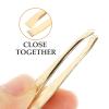 Baluue 2pcs Eyebrow Tweezer for Women Brow Shaper Eyebrow Tweezers Kit Threadless Hair Removal for Friends Families view 4