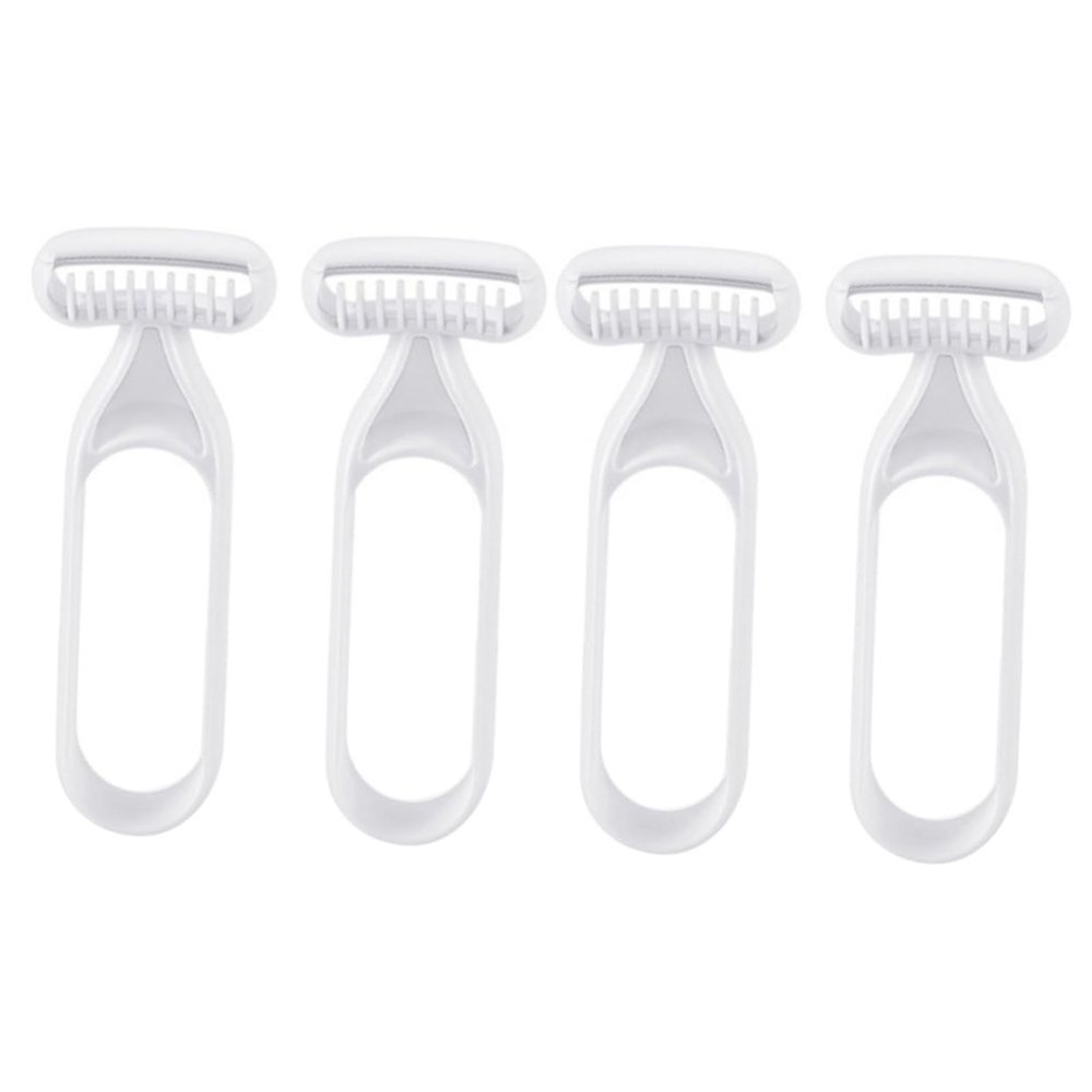 Baluue 4pcs Portable Hair Remover Tool for Women Safe Leg and Underarm Hair Shaver Gentle Trimmer Precision Blades for Travel and Daily Use Shower