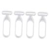 Baluue 4pcs Portable Hair Remover Tool for Women Safe Leg and Underarm Hair Shaver Gentle Trimmer Precision Blades for Travel and Daily Use Shower view 1