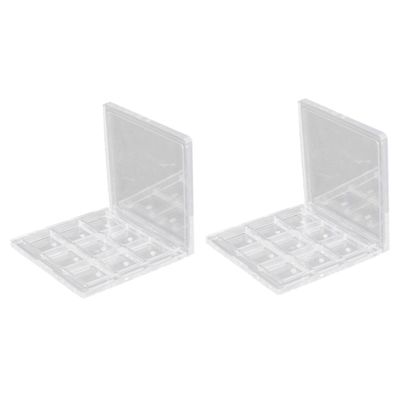 OHPHCALL 3pcs Makeup Palette Empty Eyeshadow Case Diy Cosmetic Pallet Eyeshadow Holder Magnetic Design Tray