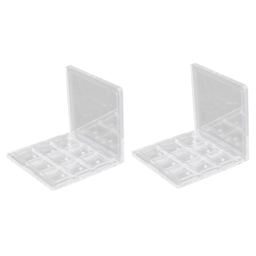 OHPHCALL 3pcs Makeup Palette Empty Eyeshadow Case Diy Cosmetic Pallet Eyeshadow Holder Magnetic Design Tray
