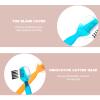 Baluue 6pcs Professional Eyebrow Razor Face Razors Brow Shaper Brush Comb for Women view 3