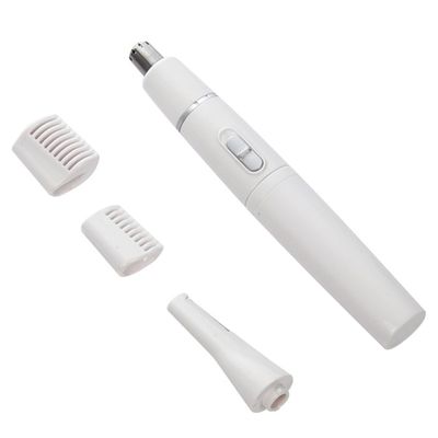 Baluue Electric Eyebrow Trimmer Nose Hair Shaver Pen Shape Portable Replacement Heads