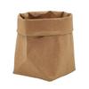 OHPHCALL Desk Washable Lipstick Organizer Brown Paper Storage Basket view 1