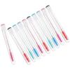 OHPHCALL 10pcs Eyelash Brushes Rhinestone Tube Makeup Applicator for Eyelash Curling Eyebrow Grooming Material for Lashes Natural Look view 1