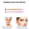 OHPHCALL 10pcs Eyelash Brushes Rhinestone Tube Makeup Applicator for Eyelash Curling Eyebrow Grooming Material for Lashes Natural Look view 3
