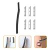 Baluue 1set Eyebrow Shaver Replaceable Blades and Storage Case Lightweight Face for Women for Eyebrow Neck and Facial Hair Grooming view 2