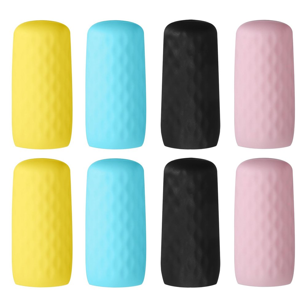 PATIKIL Travel Bottle Covers for Toiletries, 8 Pack Stretching Silicone Bottle Covers Elastic Sleeves Travels Accessories for Lotion Shampoo and Conditioner Containers, Multicolor