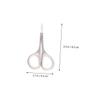 Baluue 3pcs Professional Eyebrow and Nose Hair Trimmer Stainless Steel Scissors Safe for Sensitive Areas view 2