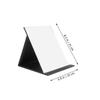 TOVINANNA Tabletop Makeup Mirror Folding Stand Portable Cosmetic Mirror for Easy Viewing for Home and Travel Large Black view 2