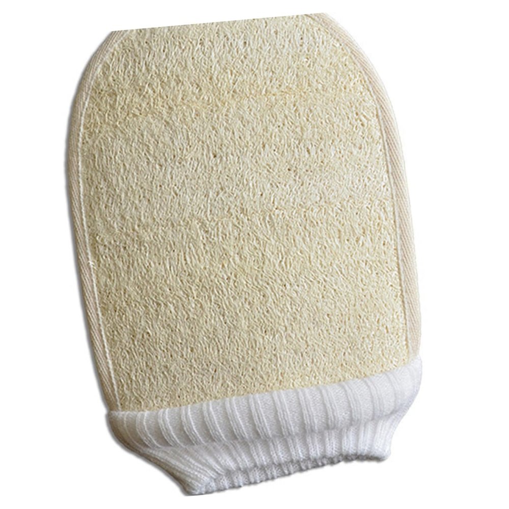 2Pcs Loofah Bathing Gloves Exfoliating Massage Scrubber
