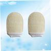 2Pcs Loofah Bathing Gloves Exfoliating Massage Scrubber view 4