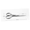 Baluue 2pcs Stainless Steel Eyebrow Scissors Face Trimmer Scissors for Women Nose Hair Razor Brow Grooming Tool view 2