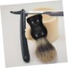 BIUDECO Men Hair Shave Brush Bowl Shaving Brush Beard Shaving Brush Barber Tool view 4