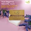 AyuRoots Ayurvedic Lavender Soap Bar | Handmade Vegan Soap with Natural Ingredients | Calming & Moisturizing | 3.88 oz | Authentic Indian Craftsmanship | for Face & Body (1) view 2
