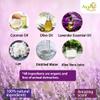 AyuRoots Ayurvedic Lavender Soap Bar | Handmade Vegan Soap with Natural Ingredients | Calming & Moisturizing | 3.88 oz | Authentic Indian Craftsmanship | for Face & Body (1) view 3