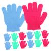 OHPHCALL 14pcs Body Scrub Exfoliating Bath Gloves Shower Brush Back Massage Gloves Mitten Bath Towel for Family Use view 1