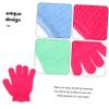 OHPHCALL 14pcs Body Scrub Exfoliating Bath Gloves Shower Brush Back Massage Gloves Mitten Bath Towel for Family Use view 3