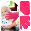 OHPHCALL 14pcs Body Scrub Exfoliating Bath Gloves Shower Brush Back Massage Gloves Mitten Bath Towel for Family Use view 4