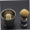 Baluue Beard Grooming Kit Men's Shaving Set Brush Bowl Mustache Stainless Shaving Set for Home Use view 3