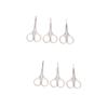 Baluue 6pcs Nose Hair Scissors for Women Men Eyebrow Trimmer Vibrissa Scissor Stainless Steel Scissors Beauty Care view 1