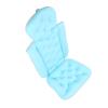 Bath Pillow Anti Slip Fast Drying Neck Support Cushion Suction Cup Blue view 2
