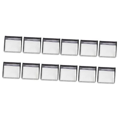 Beatifufu 2sets Diy Makeup Eyeshadow Pans Empty Metal Pans Blush Palette Square Tin 60pcs*2
