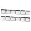 Beatifufu 2sets Diy Makeup Eyeshadow Pans Empty Metal Pans Blush Palette Square Tin 60pcs*2 view 1