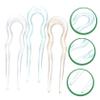 Gogogmee 3pcs Classic French Hair Forks Bun Hair Sticks Pins for Thick Decorative Clips Long Accessories view 4