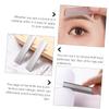 Baluue 100pcs Single Eyebrow Shaving Razor Eyebrow Grooming Kit for Women Facial Hair Remover Stainless Steel Colors view 4