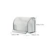 Baluue 2pcs Holder Organizer for Bathroom Nail Installation Multipurpose Shaver Rack for to Clean and Detachable Wall-mounted Design for Smooth view 2