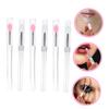 Baluue 6pcs Silicone Lip Brushes Covers Lipstick Applicators for Travel Daily Use Soft Tip for Smooth Application for Professional Home Makeup view 4