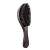 HONMEET 1pc Portable Beard Brush Wooden Handle Natural Bristle Grooming Tool for Men for Styling and Facial Hair Anytime Anywhere view 1