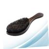HONMEET 1pc Portable Beard Brush Wooden Handle Natural Bristle Grooming Tool for Men for Styling and Facial Hair Anytime Anywhere view 2