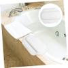 Baluue Bathtub Pillow with Strong Suction Cups for Head Neck Shoulder Support Soft PVC Cushion for Relaxation Any Bathtub view 2