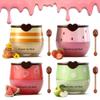 4PCS Bee Lip Balm Honey Pot, Vitamin E & Moisturizing Propolis Sleeping Lip Mask, Lip Balm Hydrating Prevention Dry and Crack Lip Scrubs Exfoliator Lip Wrinkle Care, Smoothing Dry Lip Care view 1