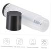 Baluue 20pcs Clear Lip Balm Tubes Lipstick Container Wheel Mechanism Plastic Transparent Design for Easy Volume Monitoring for Handmade Cosmetics view 3