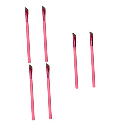 SOESFOUFU 6pcs Angled Brow Brush Women Makeup Tool for Shaping and Grooming Eyebrows for Everyday Use Portable and Lightweight Design