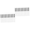 NOLITOY 20pcs Silver Lip Gloss Tubes Empty Lip Glaze Containers Circular Design for Travel for Cosmetic Use view 1