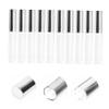 NOLITOY 20pcs Silver Lip Gloss Tubes Empty Lip Glaze Containers Circular Design for Travel for Cosmetic Use view 2