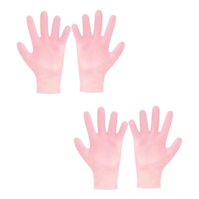 OHPHCALL Gloves Moisturizing Exfoliating Whitening Hand Care Treatment 2 Pairs Cotton Gloves