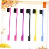 IWOWHERO 1pcs Double-head Eyebrow Brush Comb Tool Grooming for Women Girls Smooth Edges Material Random Color view 2
