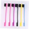 IWOWHERO 1pcs Double-head Eyebrow Brush Comb Tool Grooming for Women Girls Smooth Edges Material Random Color view 4