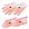 IWOWHERO 2pairs Peach Hand Foot Wax Therapy Covers of Moisturizing Wax Films for Spa-Like Treatment for-Home Care Relaxation Softening Foot Care Supplies view 1
