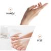 IWOWHERO 2pairs Peach Hand Foot Wax Therapy Covers of Moisturizing Wax Films for Spa-Like Treatment for-Home Care Relaxation Softening Foot Care Supplies view 3