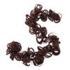 IWOWHERO Synthetic Hair Bun Extensions Wavy Curly Messy Donut Chignons Twining Hair Piece Instant Women Hairstyle Flaxen view 1