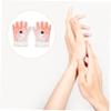 BIUDECO 2pairs Peach Paraffin Wax Cover Kit for Hand and Feet Therapy Reusable Moisturizing Gloves and Socks for Home for Relaxation and Skin Nourishment view 4