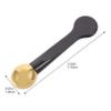 TOVINANNA Zinc Alloy Eye Cream Spoon 2pcs Eye for Professional Compact Applicator for Travel view 2