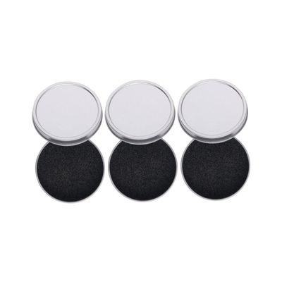 PLAFOPE 3pcs Round Makeup Brush Cleaner Bowl Professional Case for Dry Cleaning Makeup Brush Dryer